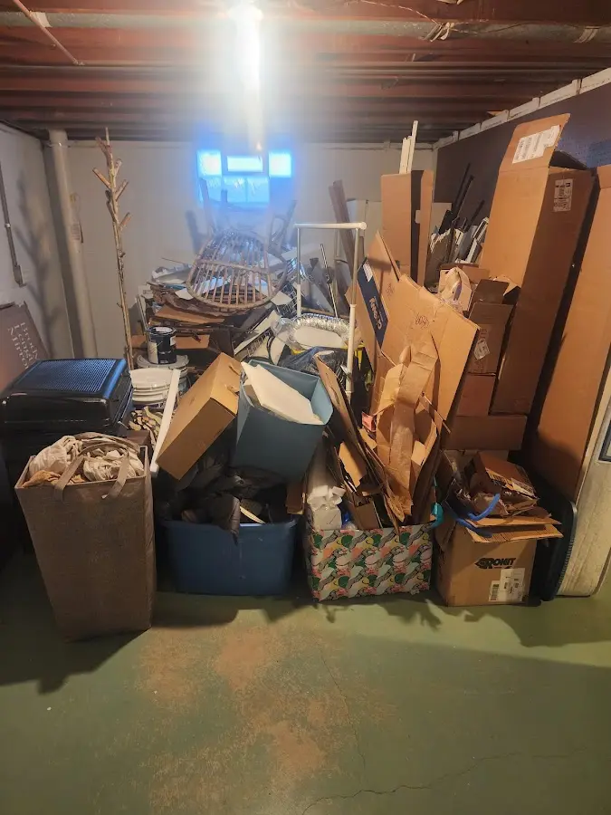 Roll-off dumpster container at job site for Construction Dumpster Rental in Campbellsville